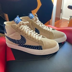 Nike SB Blazer Mid Sashiko Sesame Size 11.5 No Box